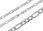 Intergold Srebrny Łańcuszek Rodowany Pełny Figaro Próby 925 60 Cm - zdjęcie 3