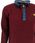 BLUZA POLO MĘSKA CIEPŁA BORDO L BASTION - zdjęcie 4