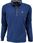 BLUZA POLO MĘSKA CIEPŁA -BŁĘKIT L BASTION - zdjęcie 4