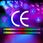 4Kom Lampa Led Rgb Lampka Usb Migająca W Rytm Muzyki Listwa Smart Bar 18cm Kolorowa 32Bit Gaming Alogy Czarny - zdjęcie 6