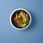 MISKA GORO 650ml 165 mm BROWN BLUE BRĄZOWO-NIEBIESKA FINE DINE - zdjęcie 3