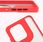 Etui Z Uchwytem Na Palec Bizon Case Hybrid Ring Do Motorola Edge 50 Neo Przydymione Czerwoną Ramką - zdjęcie 4