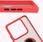 Bizon Etui Z Uchwytem Na Palec Case Hybrid Ring Do Xiaomi 14T Pro Przydymione Czerwoną Ramką - zdjęcie 4