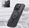 Benks Etui Magnetic Lucid Armor Do Iphone 16 Pro Czarny - zdjęcie 4
