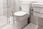 Szczotka do WC biała z bambusem - Yoka Home - zdjęcie 3