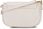 Damska crossbody z ekoskóry w przeszycia kremowa - zdjęcie 2