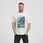 T-shirt biały z nadrukiem NORTH 56°4 - zdjęcie 3