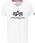 Koszulka Alpha Industries Basic V-Neck T 106512 09 - Biała • SKLEP PREMIUM ✓ • Kup teraz, zapłać za 30 dni | RATY 0% | GRATIS WYSYŁKA | ZWROT DO 365 D - zdjęcie 6