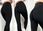 Legginsy Damskie Push Up Marszczenie Czarne L/XL - zdjęcie 2