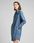 LEE SHIRT DRESS DAMSKA SUKIENKA JEANSOWA DŻINS MID STONE L50DPLVK - zdjęcie 2