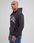 LEE VARSITY HOODIE MĘSKA BLUZA Z KAPTUREM LOGO WASHED BLACK LL80RFON - zdjęcie 5
