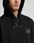 LEE LOOSE SEASONAL HOODIE MĘSKA BLUZA Z KAPTUREM KANGURKA WASHED BLACK LL26FTON - zdjęcie 4