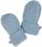 Lodger Rękawiczki dziecięce z wełny merino 100% niebieskie Blue Fogg 0-12m - zdjęcie 3