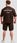 GymBeam T-Shirt Oversized Unstoppable Brown - zdjęcie 4