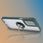 Bizon Etui Z Uchwytem Na Palec Case Hybrid Ring Do Motorola Moto G55 5G Przydymione Ciemnozieloną Ramką - zdjęcie 2