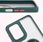 Bizon Etui Z Uchwytem Na Palec Case Hybrid Ring Do Motorola Moto G55 5G Przydymione Ciemnozieloną Ramką - zdjęcie 5