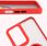 Bizon Etui Z Uchwytem Na Palec Case Hybrid Ring Do Motorola Moto G35 5G Przydymione Czerwoną Ramką - zdjęcie 4
