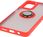 Bizon Etui Z Uchwytem Na Palec Case Hybrid Ring Do Motorola Moto G35 5G Przydymione Czerwoną Ramką - zdjęcie 3