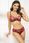 Biustonosz push-up Marietta Dama Kier 2893  bordowy (75 D) - zdjęcie 3