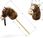 Milly Mally Hobby Horse Koń na Kiju 70cm Dark Brown rusza pyszczkiem dźwięki - zdjęcie 5