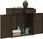 Zakito Home Szafka Ogrodowa Rattan Pe 105X55X113cm Brązowa Zh365564 - zdjęcie 4
