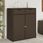 Zakito Home Szafka Ogrodowa Rattan Pe 105X55X113cm Brązowa Zh365564 - zdjęcie 5