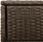Zakito Home Szafka Ogrodowa Rattan Pe 105X55X113cm Brązowa Zh365564 - zdjęcie 9