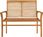 vidaXL Ławka Ogrodowa Z Kremową Poduszką 112cm Lite Drewno Tekowe 3062652 - zdjęcie 4
