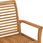 vidaXL Ławka Ogrodowa Z Kremową Poduszką 112cm Lite Drewno Tekowe 3062652 - zdjęcie 5
