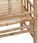 vidaXL Ławka Ogrodowa Z Poduszką 120cm Bambusowa 3063893 - zdjęcie 4