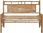 vidaXL Ławka Ogrodowa Z Poduszką 120cm Bambusowa 3063893 - zdjęcie 3