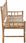 vidaXL Ławka Ogrodowa Z Poduszką 120cm Bambusowa 3063893 - zdjęcie 2