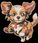 BLUZA Z CHIHUAHUA DŁUOWŁOSY IMIĘ PSA HAFT OVER SIZE BIAŁA S PREZENT - zdjęcie 3