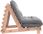 vidaXL Sofa Rozkładana Futon Z Materacem 90X206X11 Cm Daglezjowa (846764) - zdjęcie 6