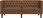 vidaXL Sofa Chesterfield 2 Os. Brązowa Sztuczna Skóra Zamszowa (372665) - zdjęcie 2