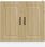 vidaXL Szafka Pod Zlewozmywak Kalmar Dąb Sonoma 80X46X81,5 Cm (853450) - zdjęcie 3