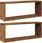 vidaXL Półki Ścienne Kostki 2 Szt. Stare Drewno 60X15X23 Cm (856586) - zdjęcie 4