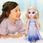 Lalka Disney Frozen 2 Lalka Elsa 35cm Biała Księżniczka Królowa - zdjęcie 2