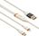 Ładowarka do telefonu Vidvie Kabel Cb4028 Usb Type C Iphone 60W 1 2M Beżowy - zdjęcie 3