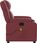 Zakito Home Fotel Masujący Rozkładany Comfort Red 77x95x99cm (ZH373533) - zdjęcie 5