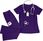 Heltier Komplet Medyczny Damski Scrub Model Vital Kolor Violet (M) - zdjęcie 3