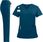 Heltier Komplet Medyczny Damski Scrub Model Vital Kolor Sea Blue (L) - zdjęcie 3
