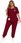 Heltier Komplet Medyczny Damski Scrub Model Treat Kolor Burgundy (L) - zdjęcie 5
