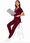 Heltier Komplet Medyczny Damski Scrub Model Treat Kolor Burgundy (L) - zdjęcie 6