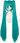 Peruki Peruka Cosplay Anime Andrzejki Hatsune Miku Z Grzywką Niebieska Cos - zdjęcie 2