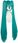 Peruki Peruka Cosplay Anime Andrzejki Hatsune Miku Z Grzywką Niebieska Cos - zdjęcie 4