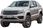 Relingi dachowe Erkul Relingi Dachowe Volkswagen Amarok Pickup Od 2010-2020 Czarne - zdjęcie 2