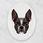 Boston Terrier, Bull Terrier -Płytka Ze Zdjęciem I Napisem Geometryc - zdjęcie 2