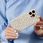 Pieceofcase Matowe Butelkowa Zieleń Samsung Galaxy S24 Kropki Tiny Dots - zdjęcie 3