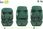 Fotelik LEKKI FOTELIK SAMOCHODOWY ISOFIX GO-FIX GOFIX I-SIZE 76-150CM REGULOWANY DARK GREEN - zdjęcie 3